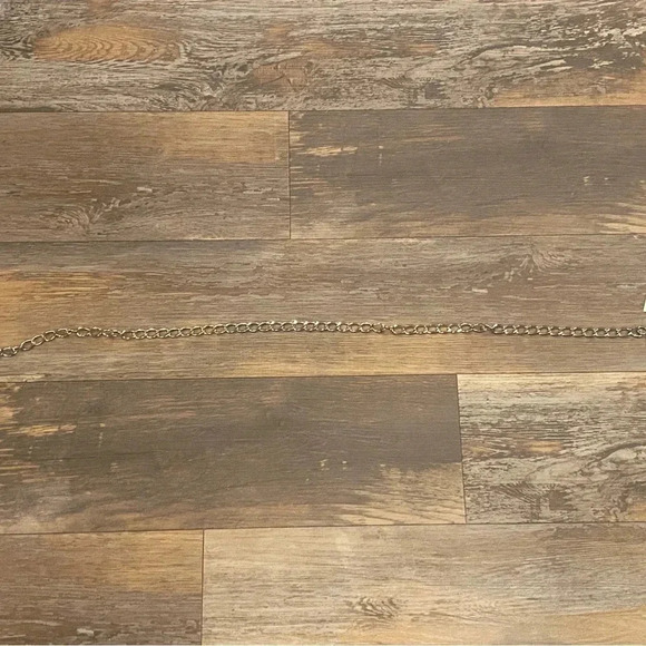 Steve Madden Initial K Metal Link Belt New NWT Small Medium - Picture 4 of 5